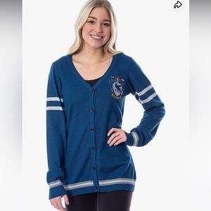 Hot Topic Harry Potter Ravenclaw Cardigan. Size XL.